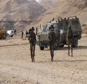 Israeli occupation forces demolish two Palestinian houses n the village of ad-Duyuk at-Tahta, in the occupied West Bank province of Jericho.