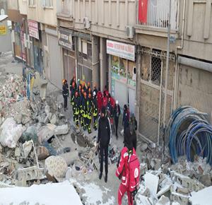 Palestinian rescue teams arrive in Turkey to provide for those affected by the earthquake