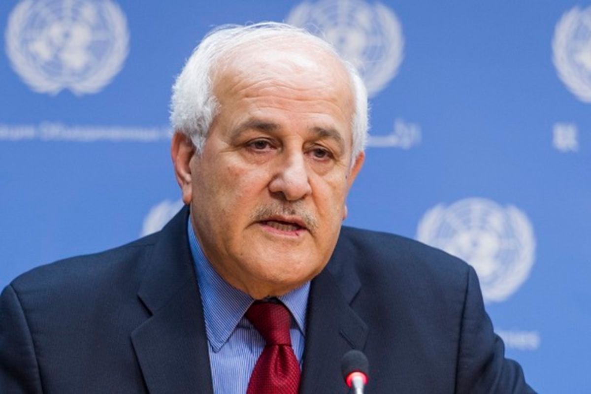 Palestine's UN ambassador sends identical letters urging an end to the Israeli carnage in Gaza