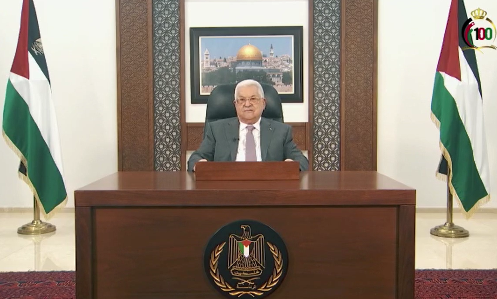 President Abbas congratulates Jordan on the centenary of independence