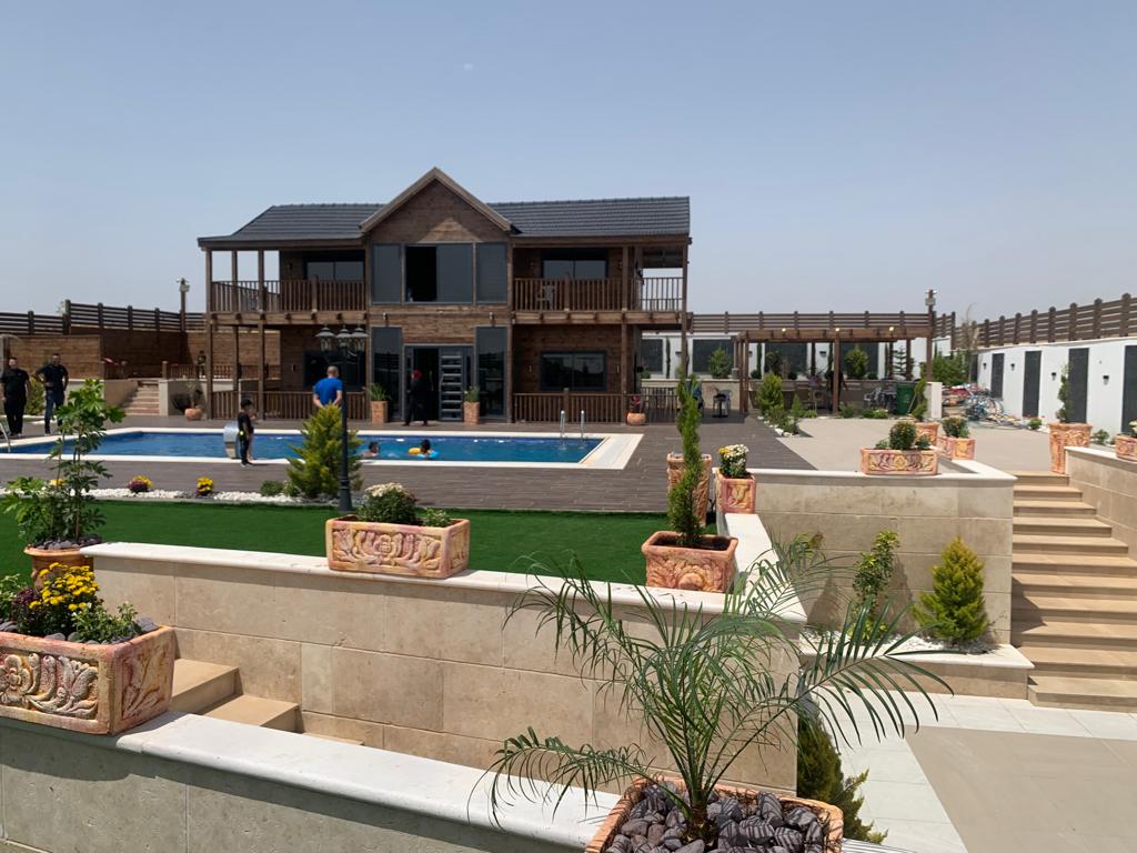 Villa with swimming pool demolished by Israeli forces in south of Hebron