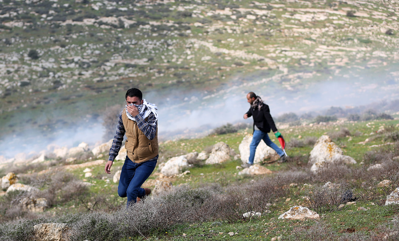 One injured from military gunfire as Israeli forces suppress rally east of Nablus