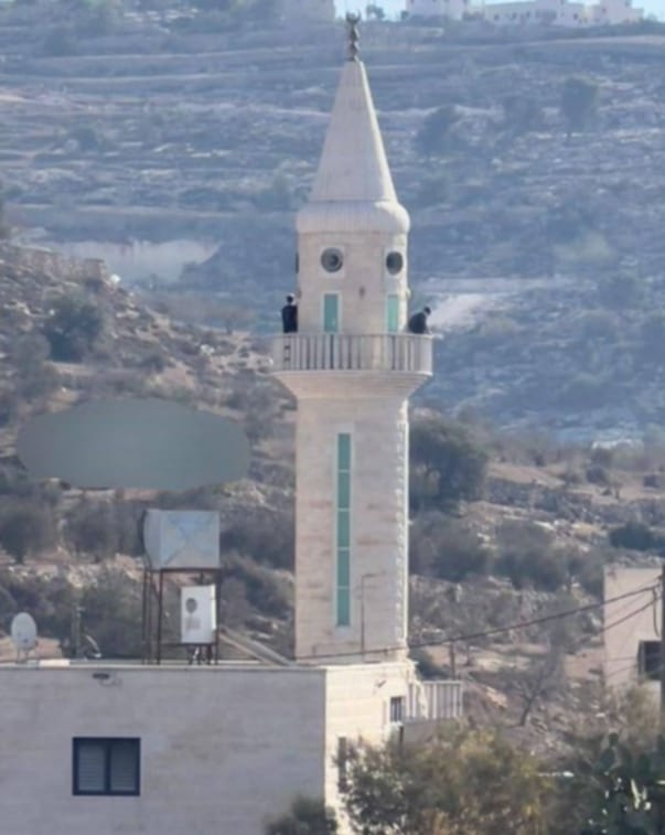 Israeli colonists desecrate mosque and harass Palestinians south of Hebron