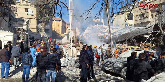Israeli airstrike targets residential building in Damascus