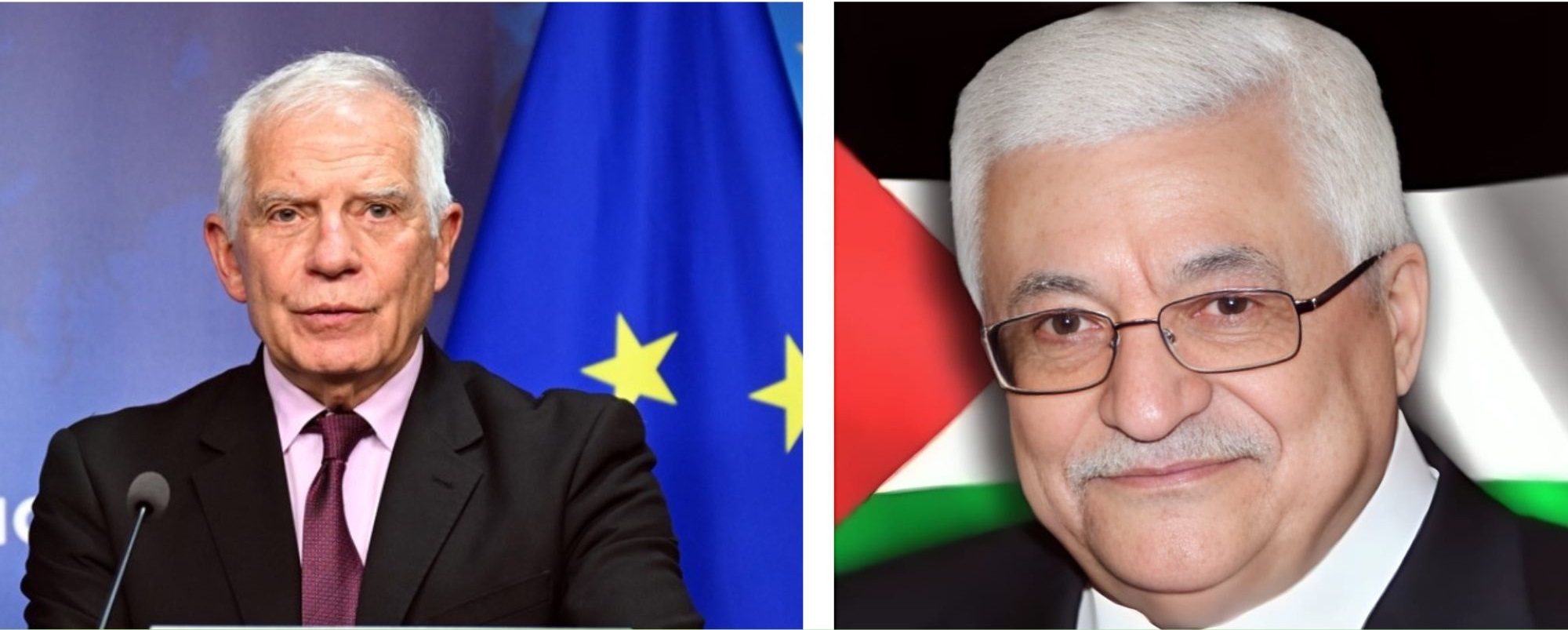President Abbas expresses appreciation for EU’s Borrell’s stances in support of Palestine