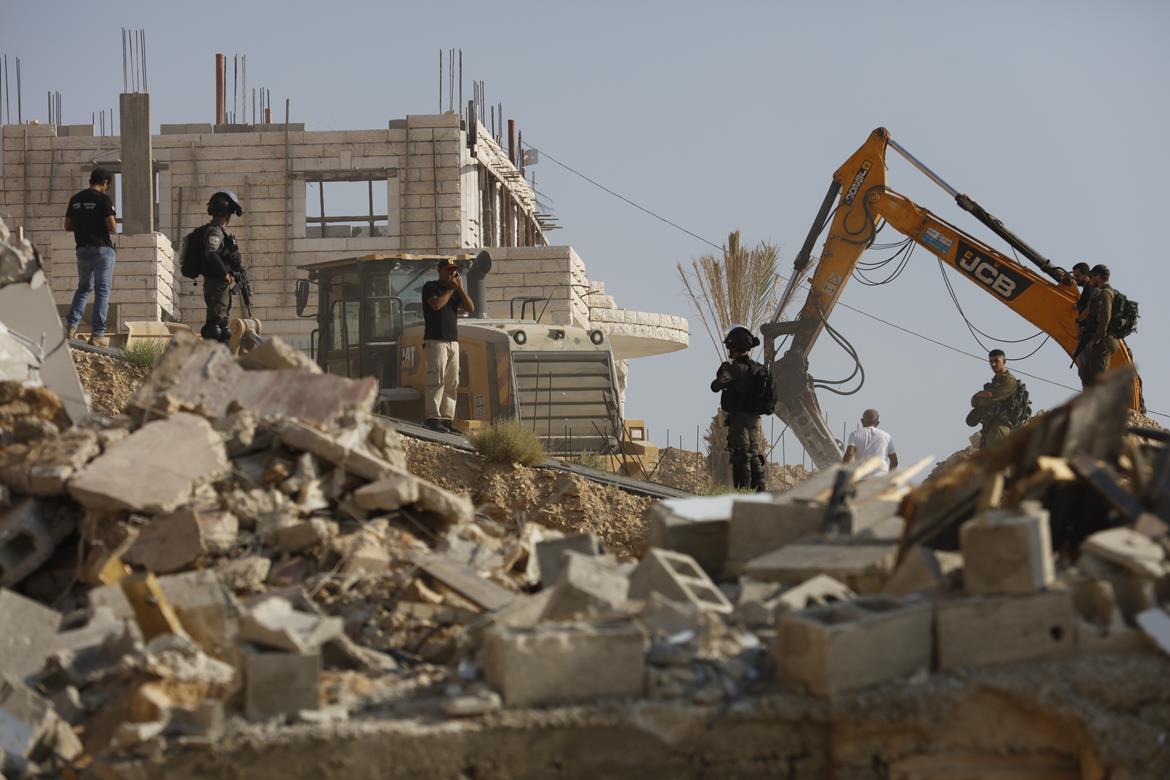 Israel demolishes eight structures near Jericho