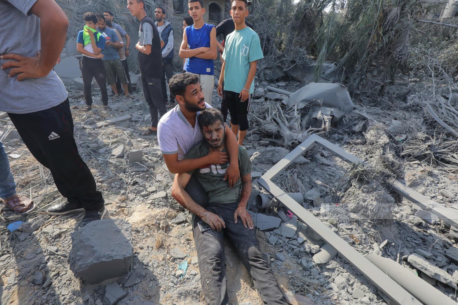 Israeli warplanes launch airstrike on sites near hospital in Gaza