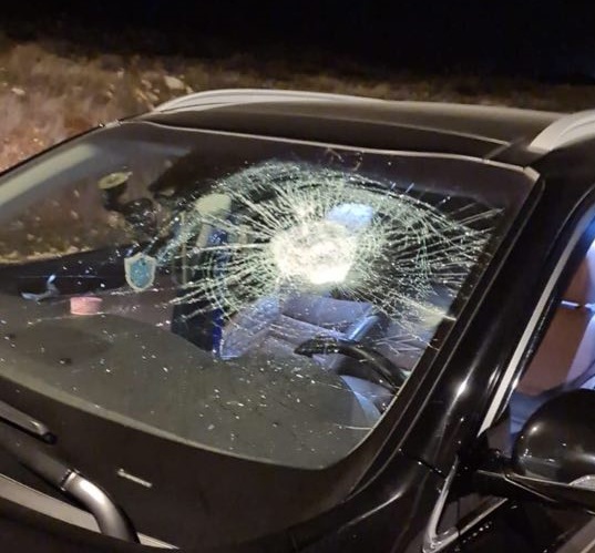 Dozens of colonists smash windows of ten Palestinian vehicles, puncture their tiers in Nablus 