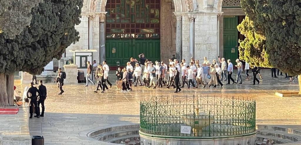 In a letter to the Israeli embassy, Jordan protests Israeli settlers' storming of al-Aqsa Mosque