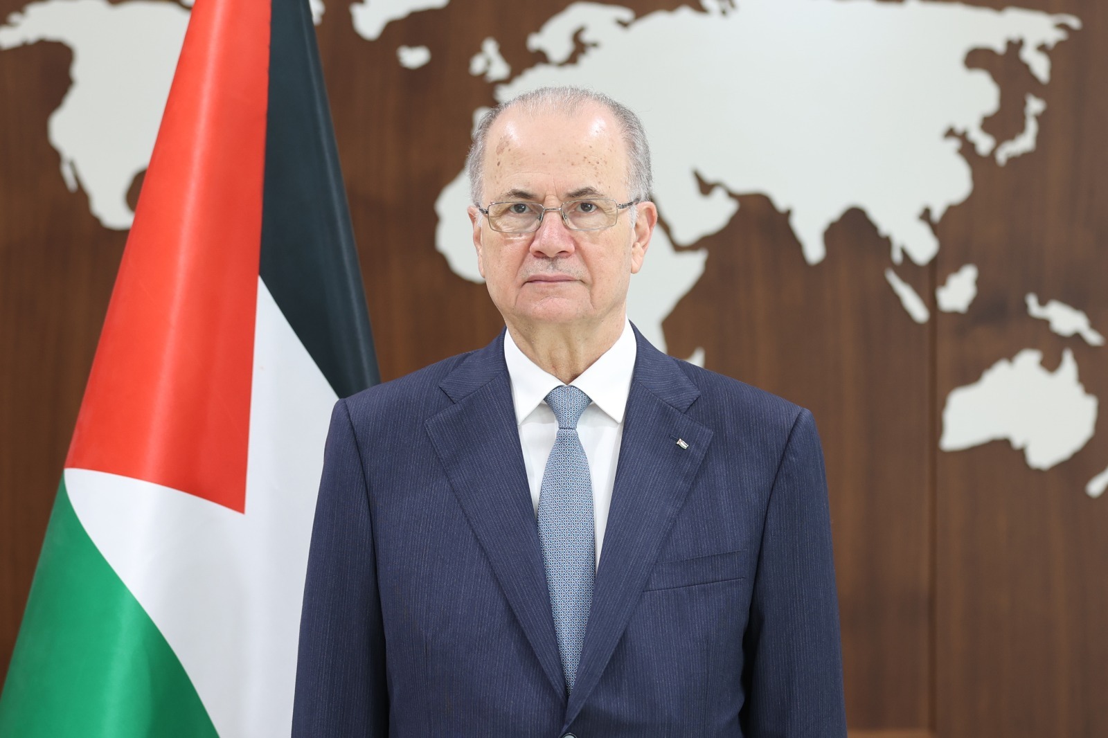 Prime Minister Mustafa stresses need for concerted efforts to realize establishment of Palestinian state