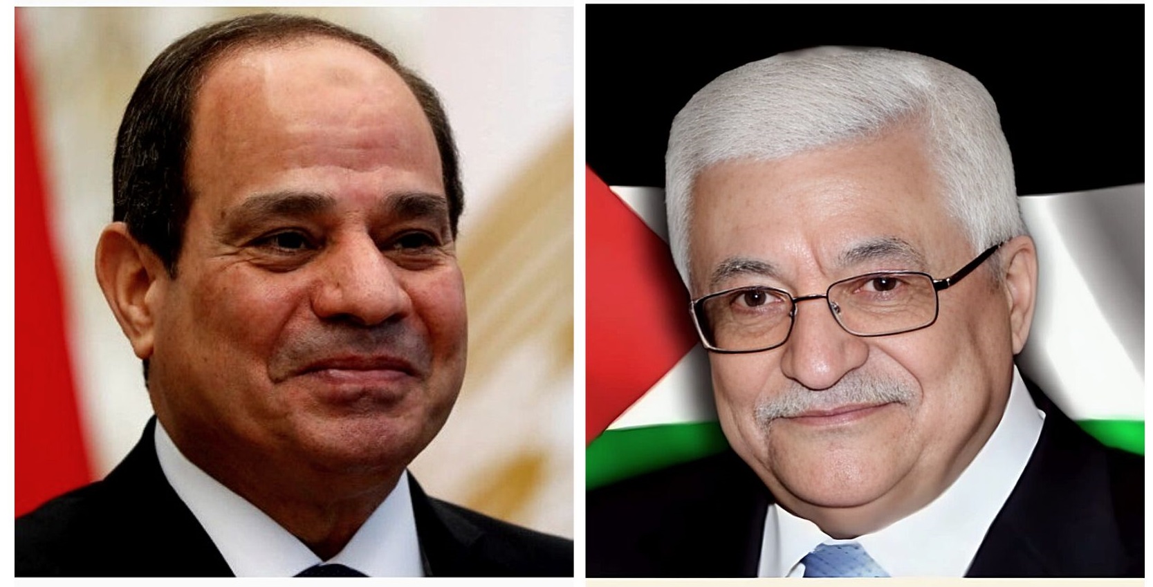 President Abbas praises el-Sisi’s appeal to U.S. to halt war on Gaza and allow aid access