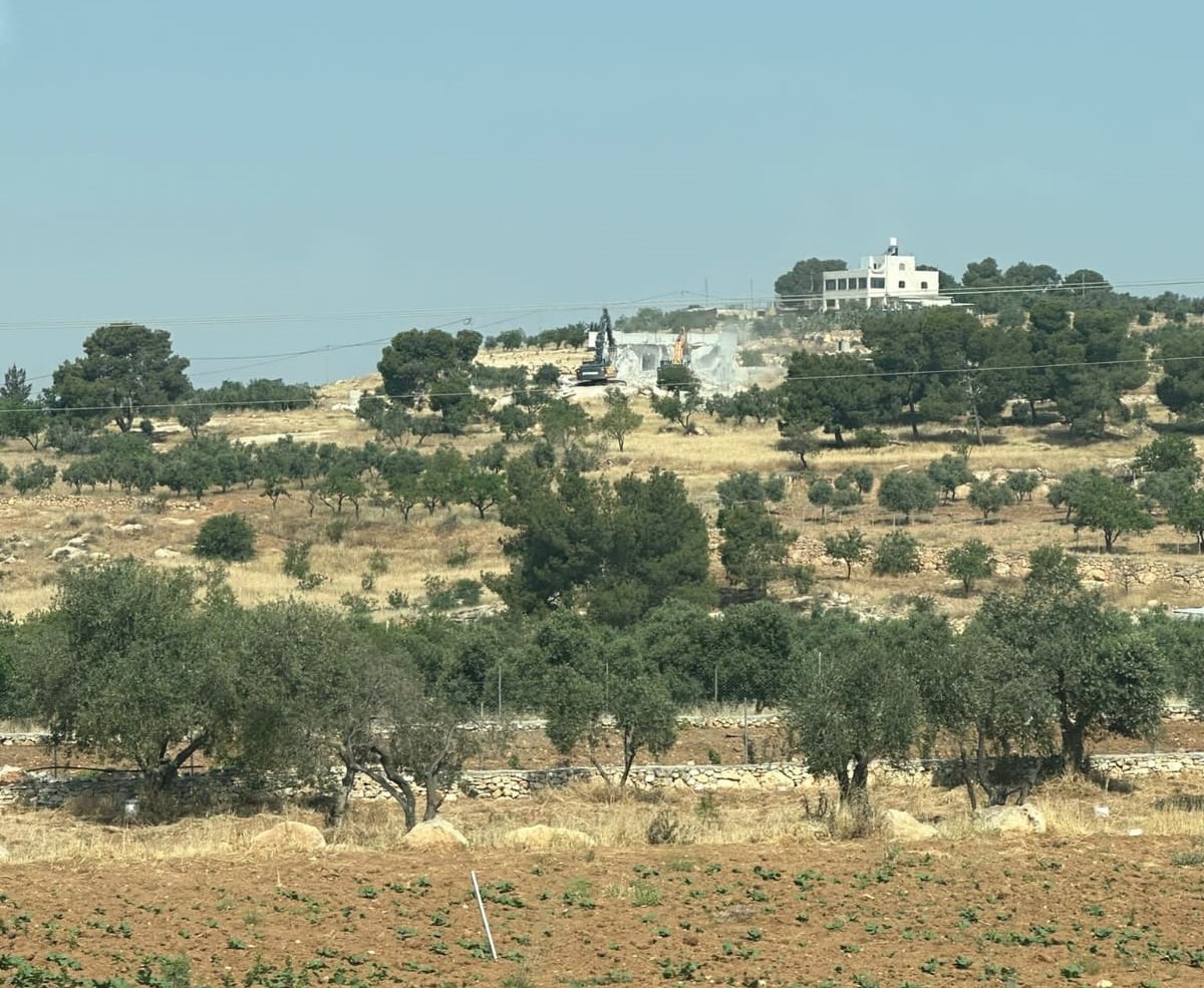 Israeli occupation demolishes Palestinian house in southern West Bank