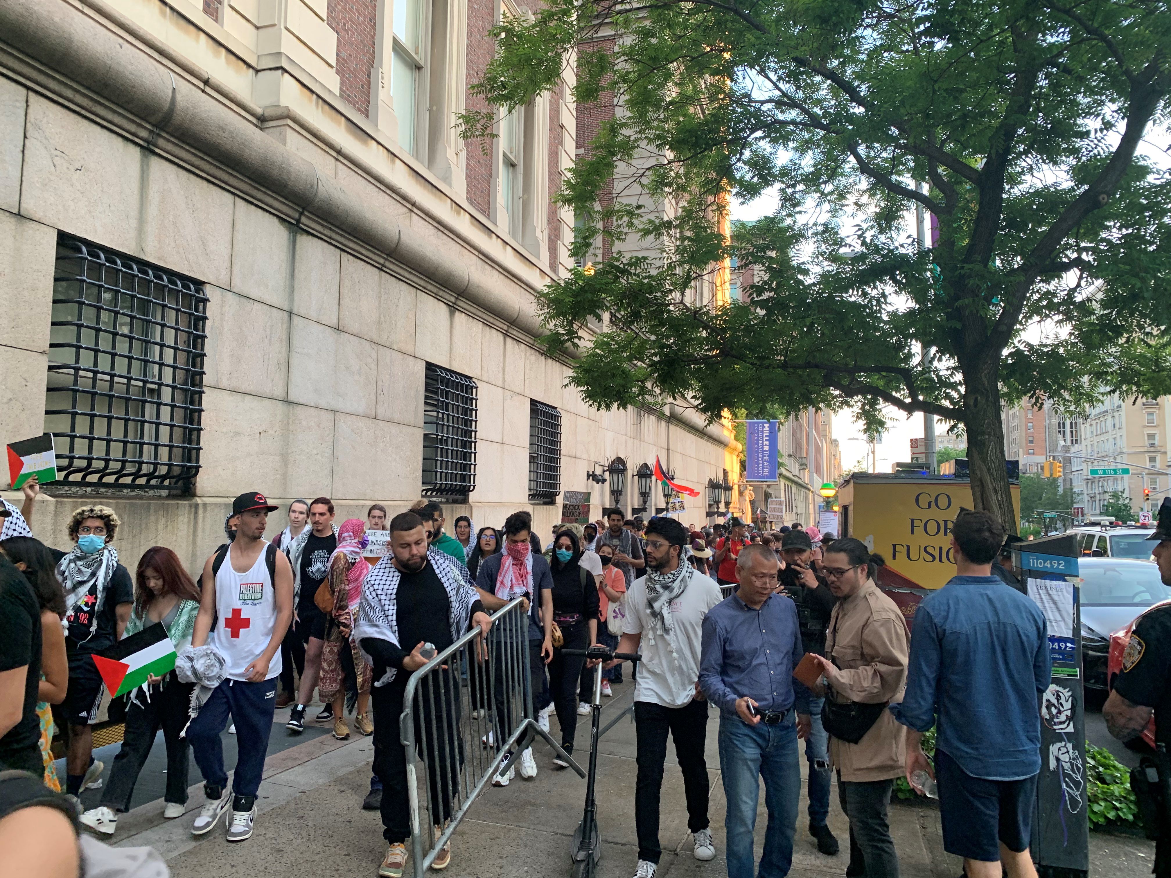 Columbia University students stage a sit-in again against  Israeli offensive on Gaza 