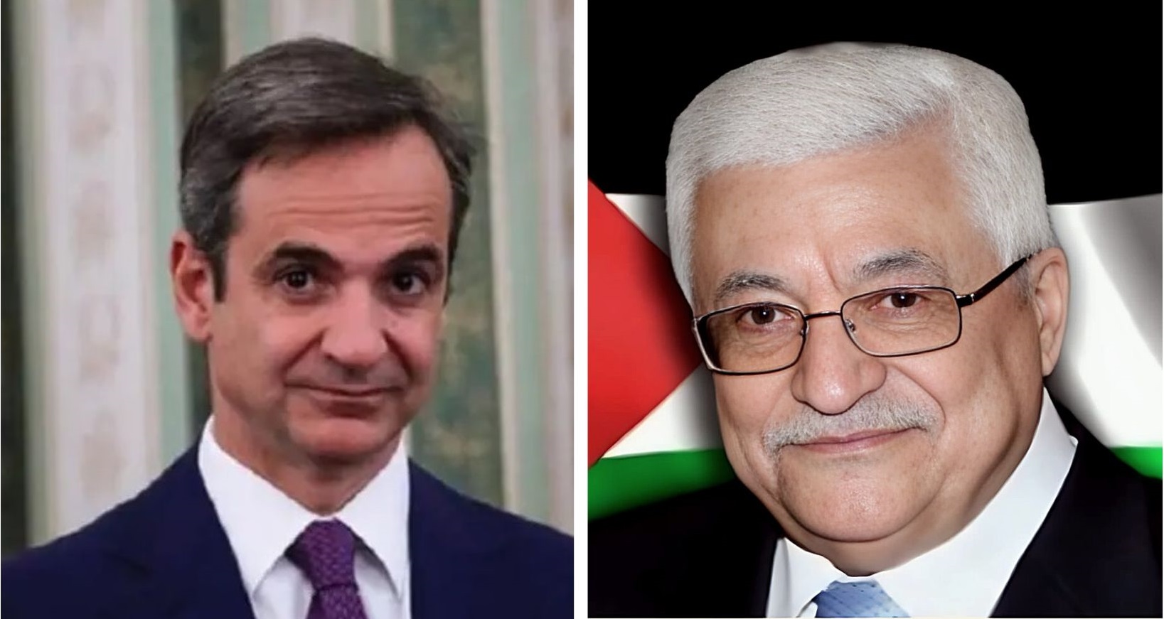 President Abbas discusses developments with Greek Prime Minister 