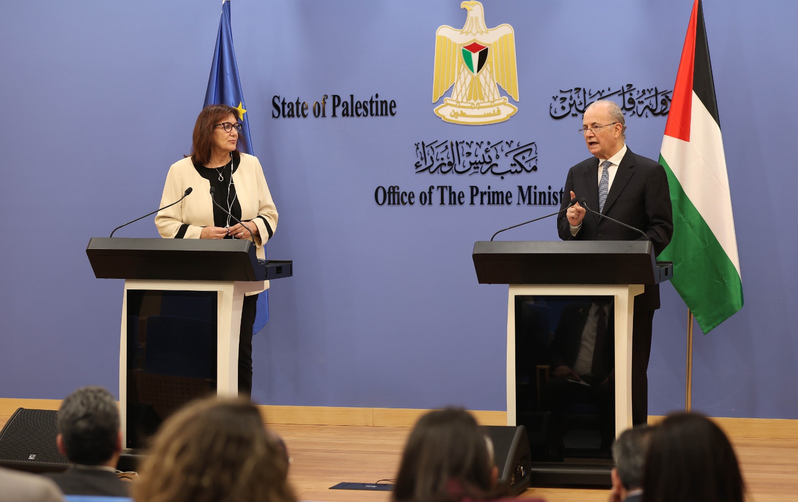 PM Mustafa: Regional peace requires ending Israeli occupation and realizing Palestinian statehood