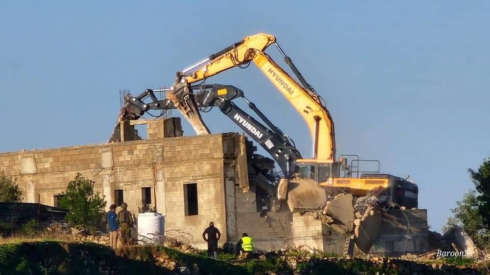 Israeli forces demolish under-construction house in Ramallah-district village