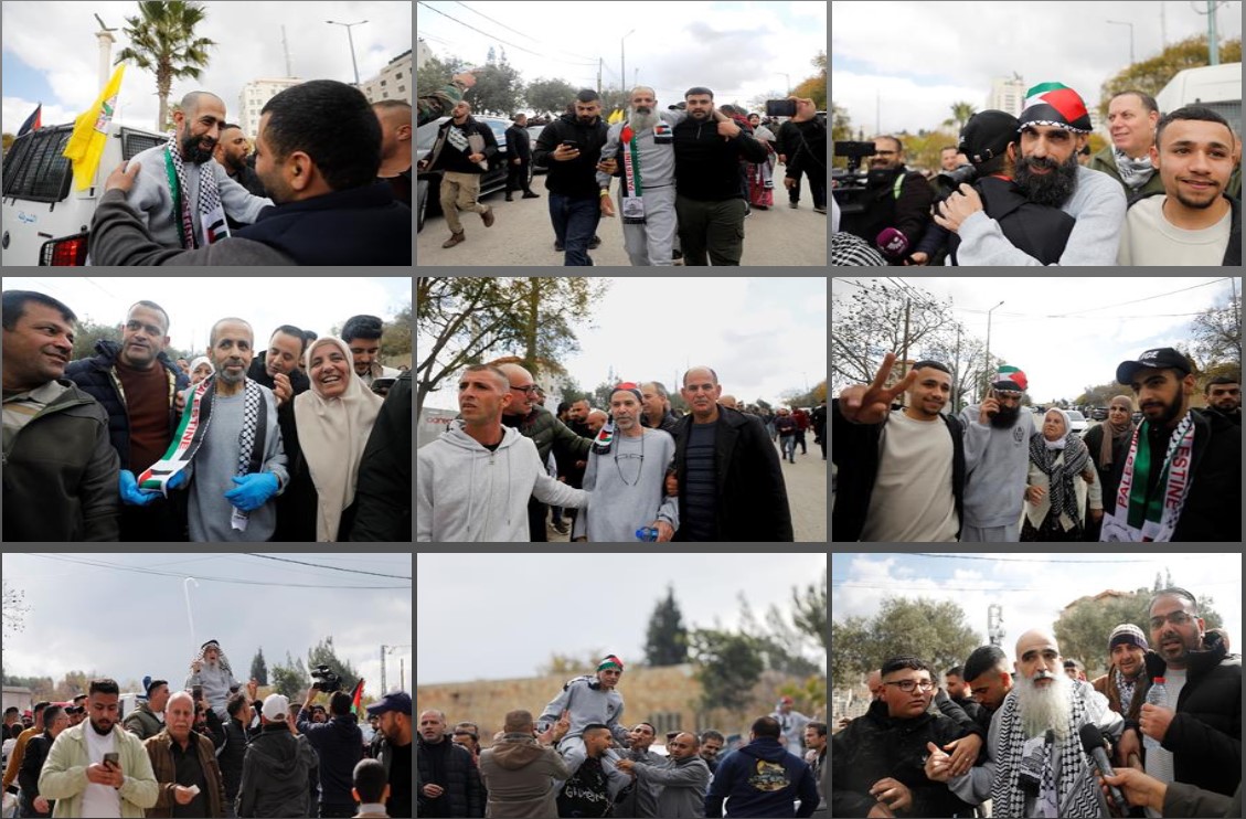 Israeli authorities release fifth batch of Palestinian prisoners as part of ceasefire agreement