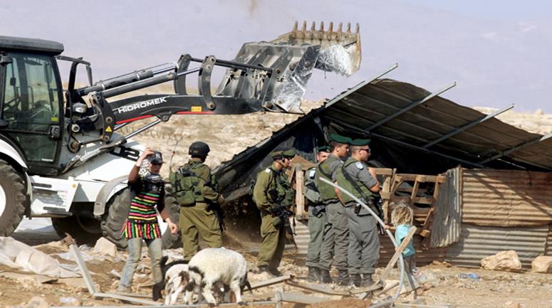 Animal shed demolished, tent seized by Israeli occupation forces near Ramallah