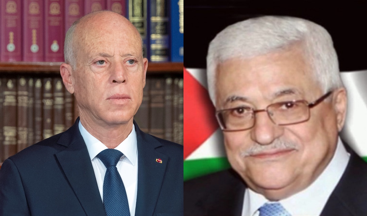 President Abbas congratulates Tunisian president on his re-election for a new presidential term