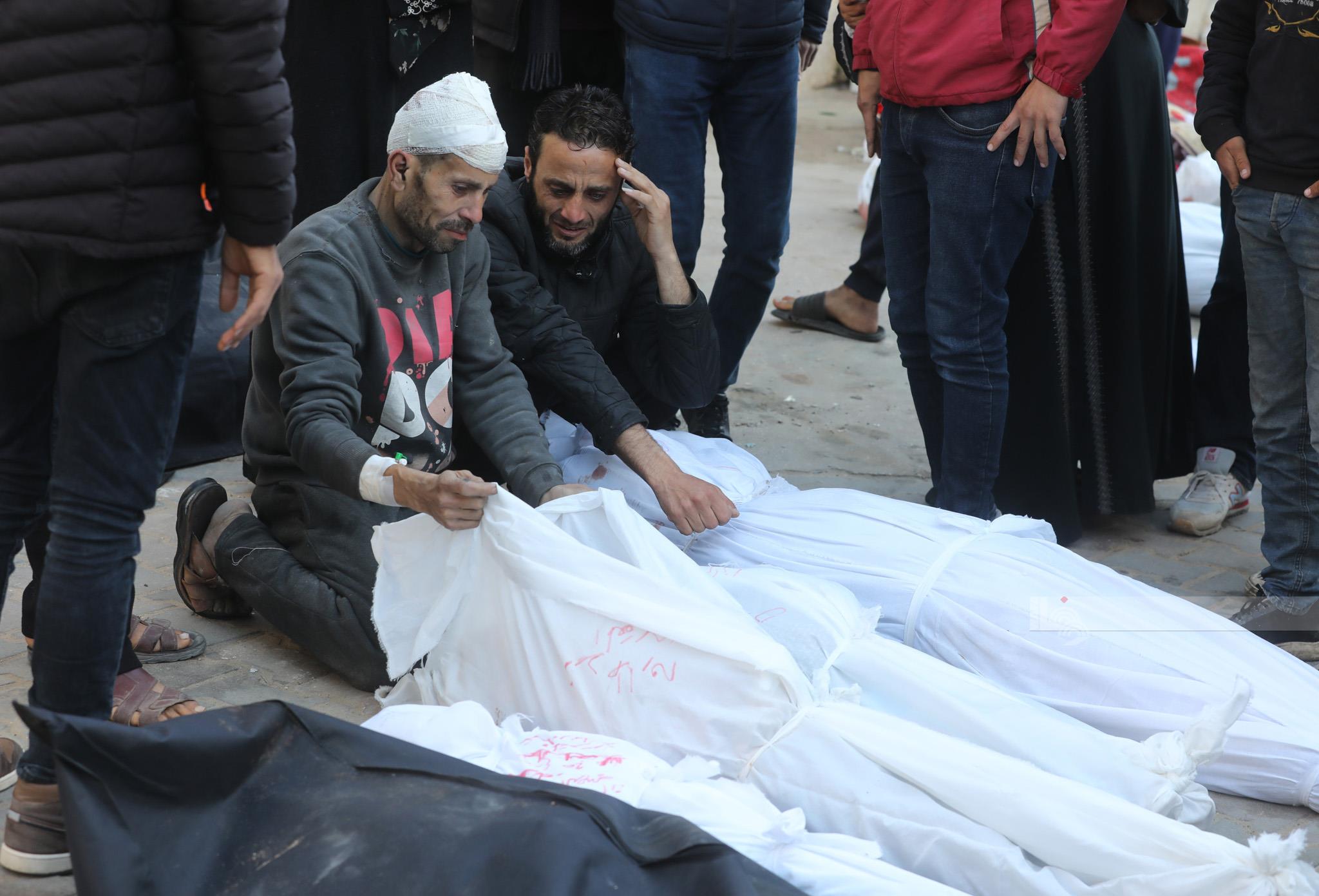 Four Palestinians killed in an Israeli airstrike south of Gaza Strip