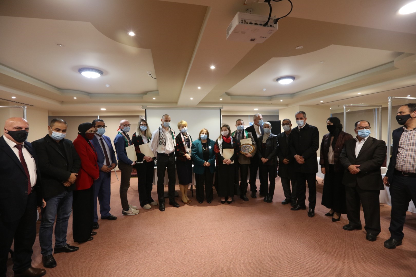 A visiting Russian medical team praises Palestine's handling of the coronavirus pandemic