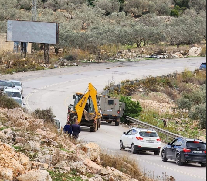 Israeli occupation forces prevent a West Bank town from cleaning the drains
