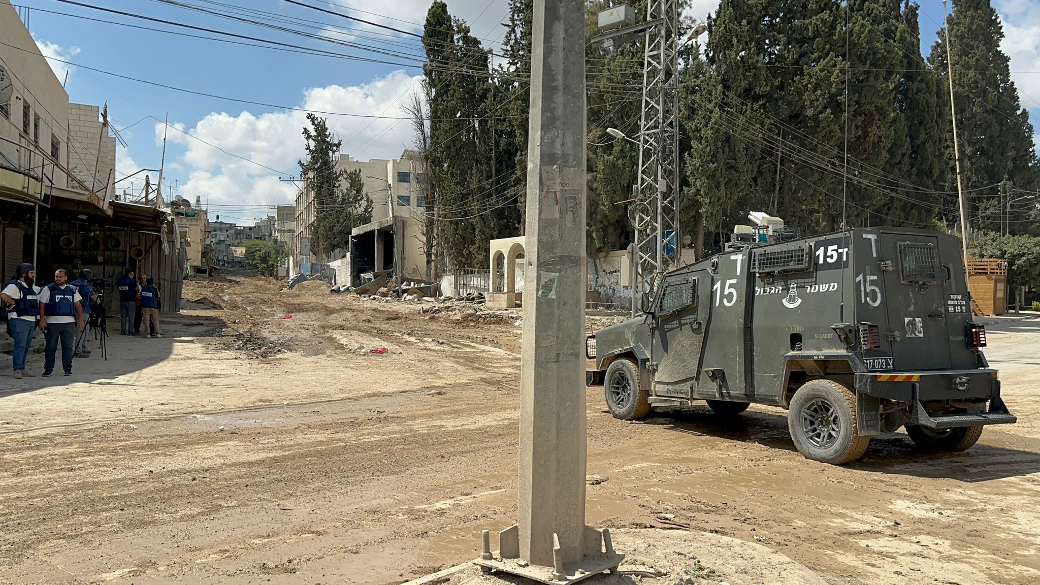Widespread destruction to infrastructure and citizens' properties after withdrawal of Israeli troops from Jenin and its camp 