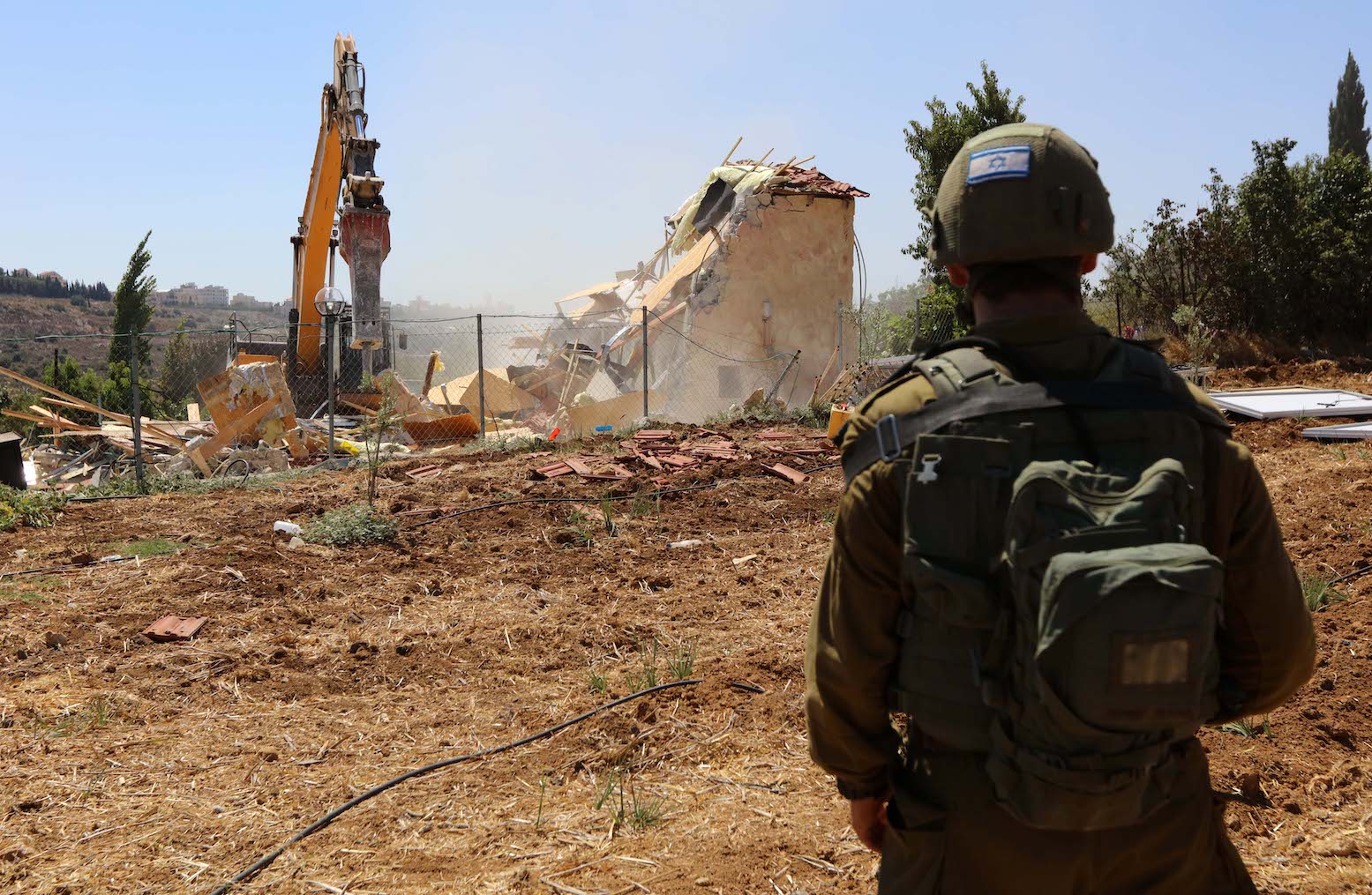 House demolished, land razed in the south of the West Bank