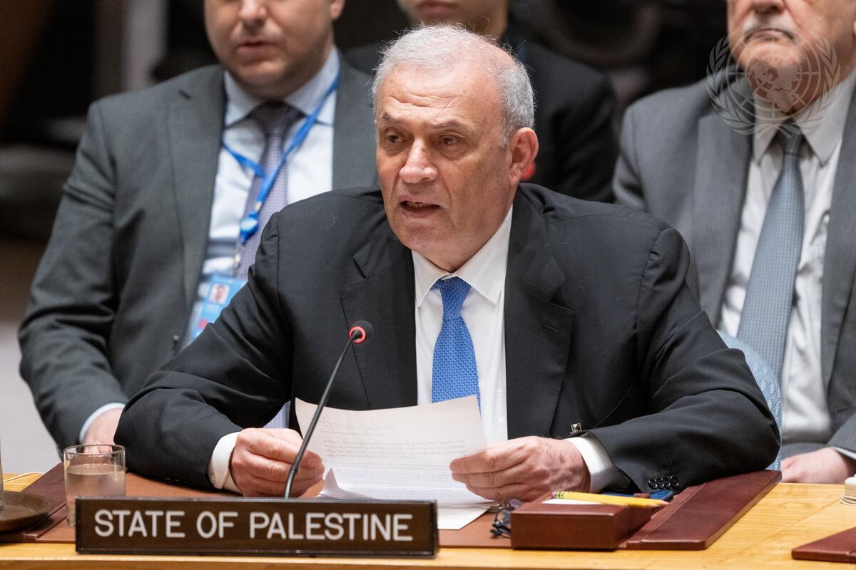 President Abbas’s representative: Granting Palestine full membership in the UN would alleviate historical injustices  