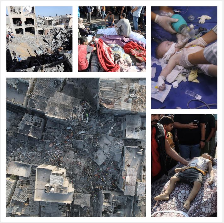 On the 31st day of the Israeli aggression on Gaza, 10515 people killed, including 4324 children, 26,000 injured