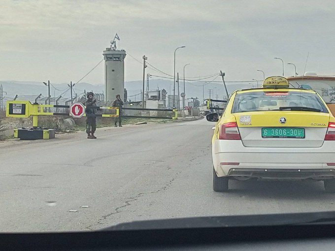 Israeli forces seal off major northern West Bank checkpoint