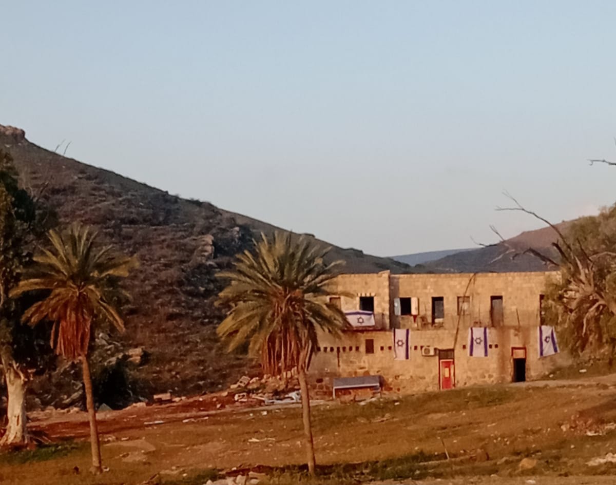 Colonist demolish school in the Jordan Valley