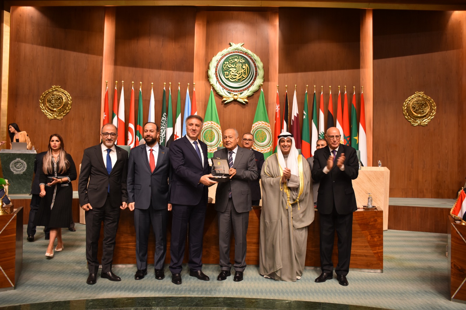 Minister Assaf honored by Arab League and Arab information ministers for official Palestinian media’s achievements