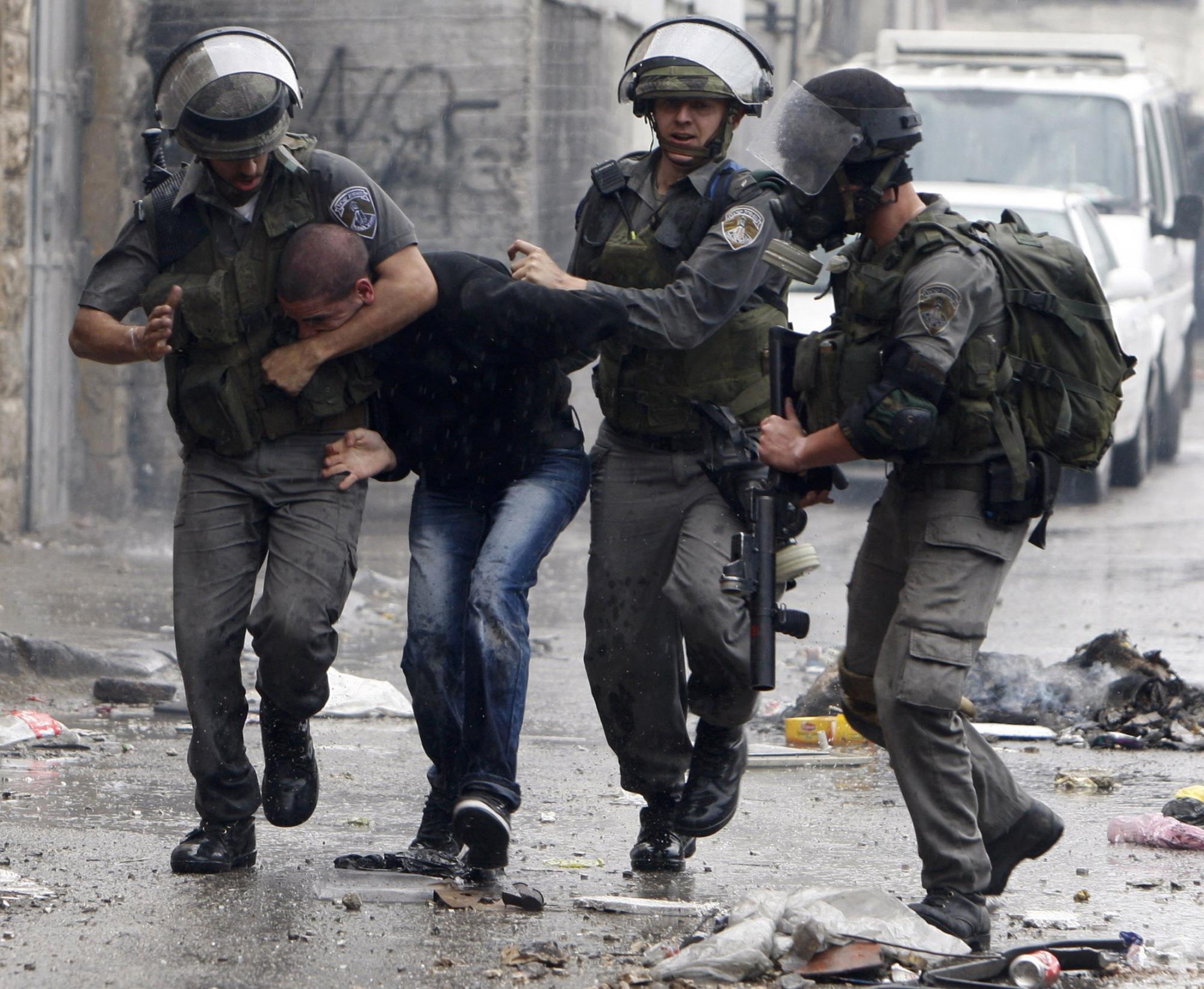 Israeli forces detain 55 Palestinians from the West Bank