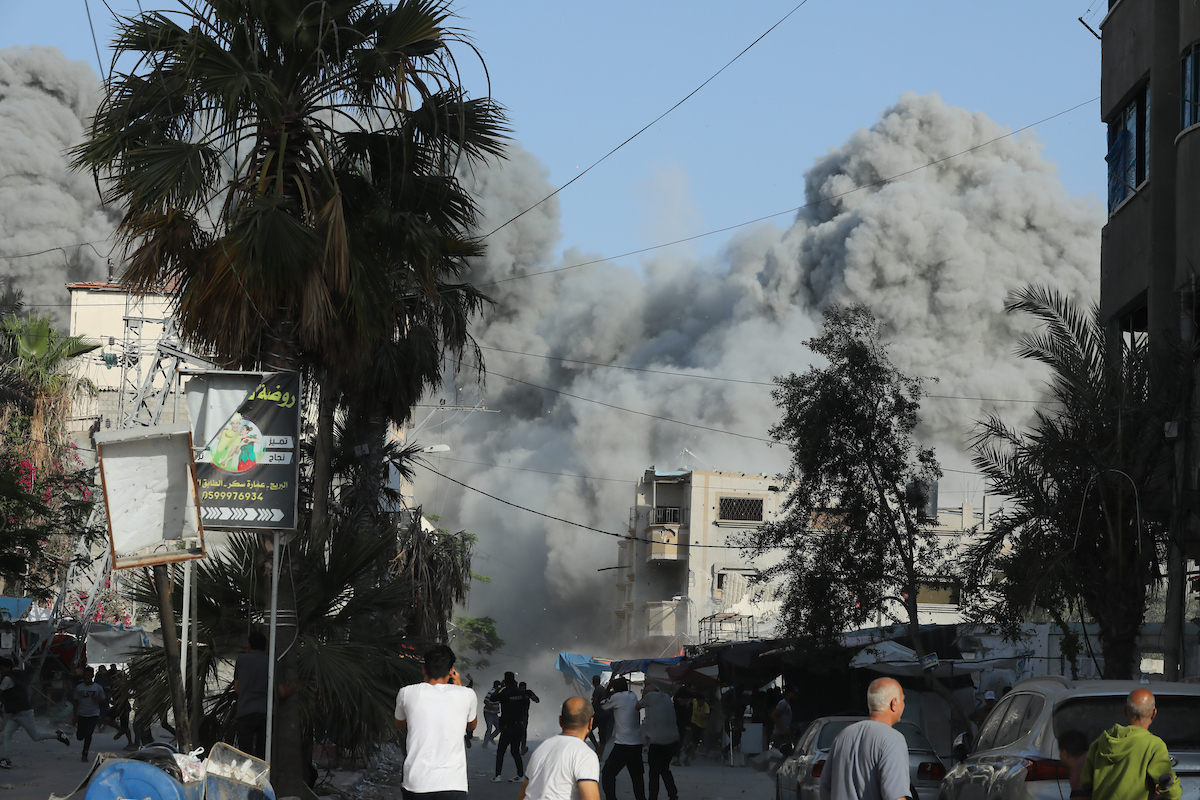Israeli strikes on refugee camps in central Gaza kill five, injure others 