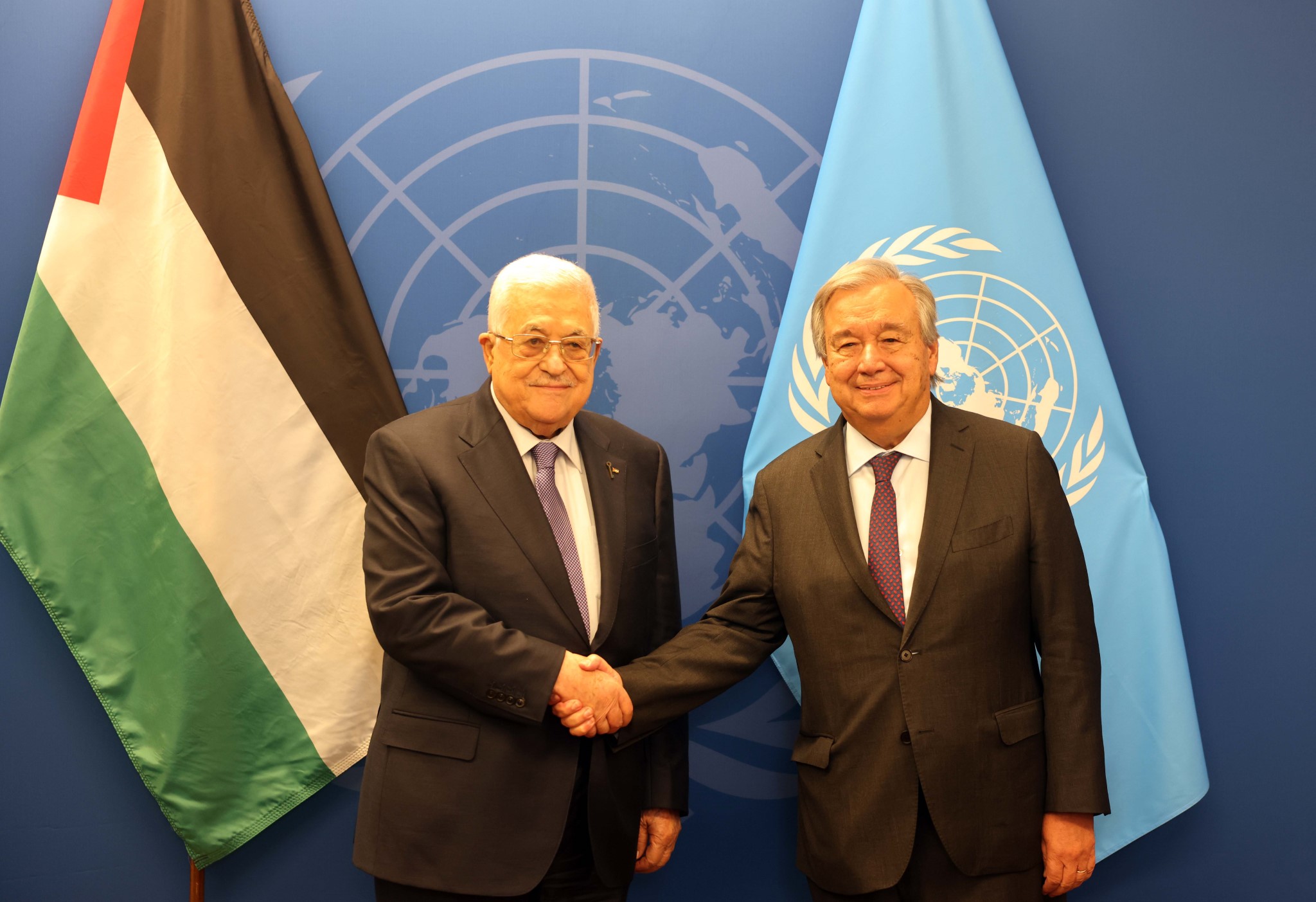 President Abbas calls on UN to promptly intervene to stop Israeli aggression against Palestinians 