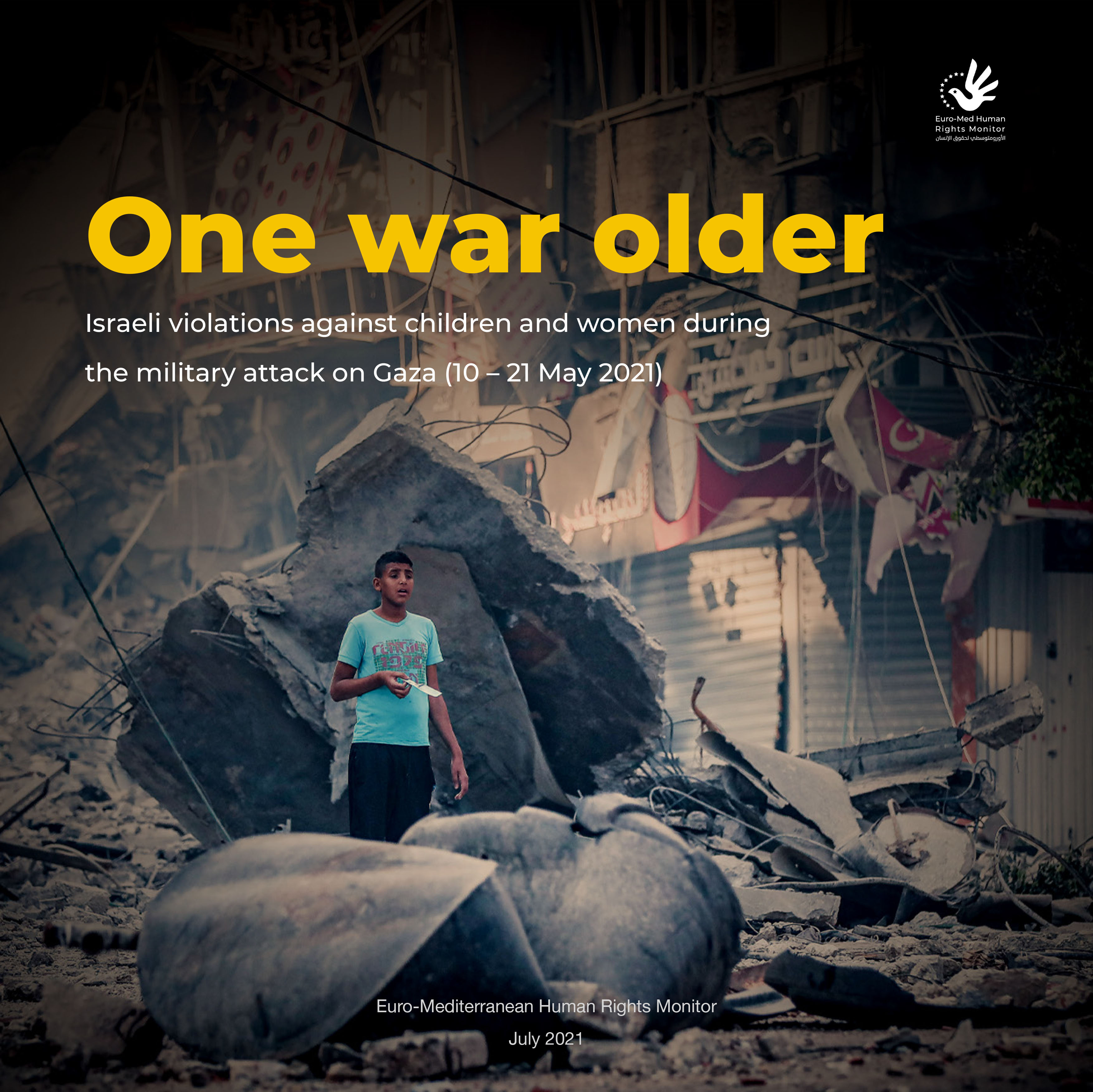 New Report: 91% of Gaza children suffer from PTSD after the Israeli attack