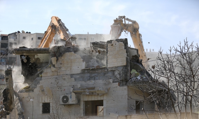Israel razes a Palestinian-owned house in a Jerusalem neighborhood