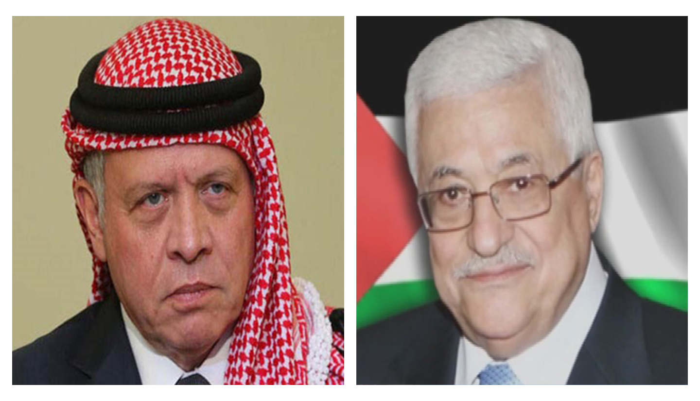 President Abbas calls King Abdullah II, wishes security and prosperity for Jordan  