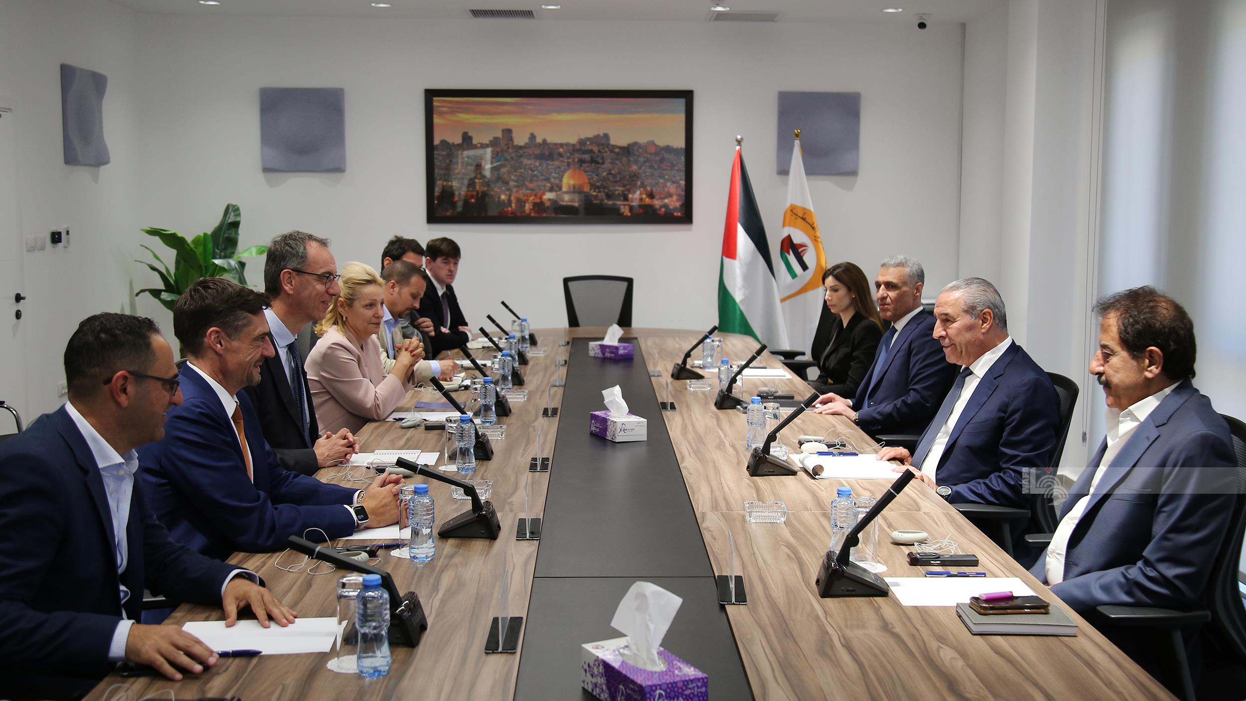 Vice President Sheikh discusses with EUBAM delegation efforts to ensure entry of humanitarian aid to Gaza