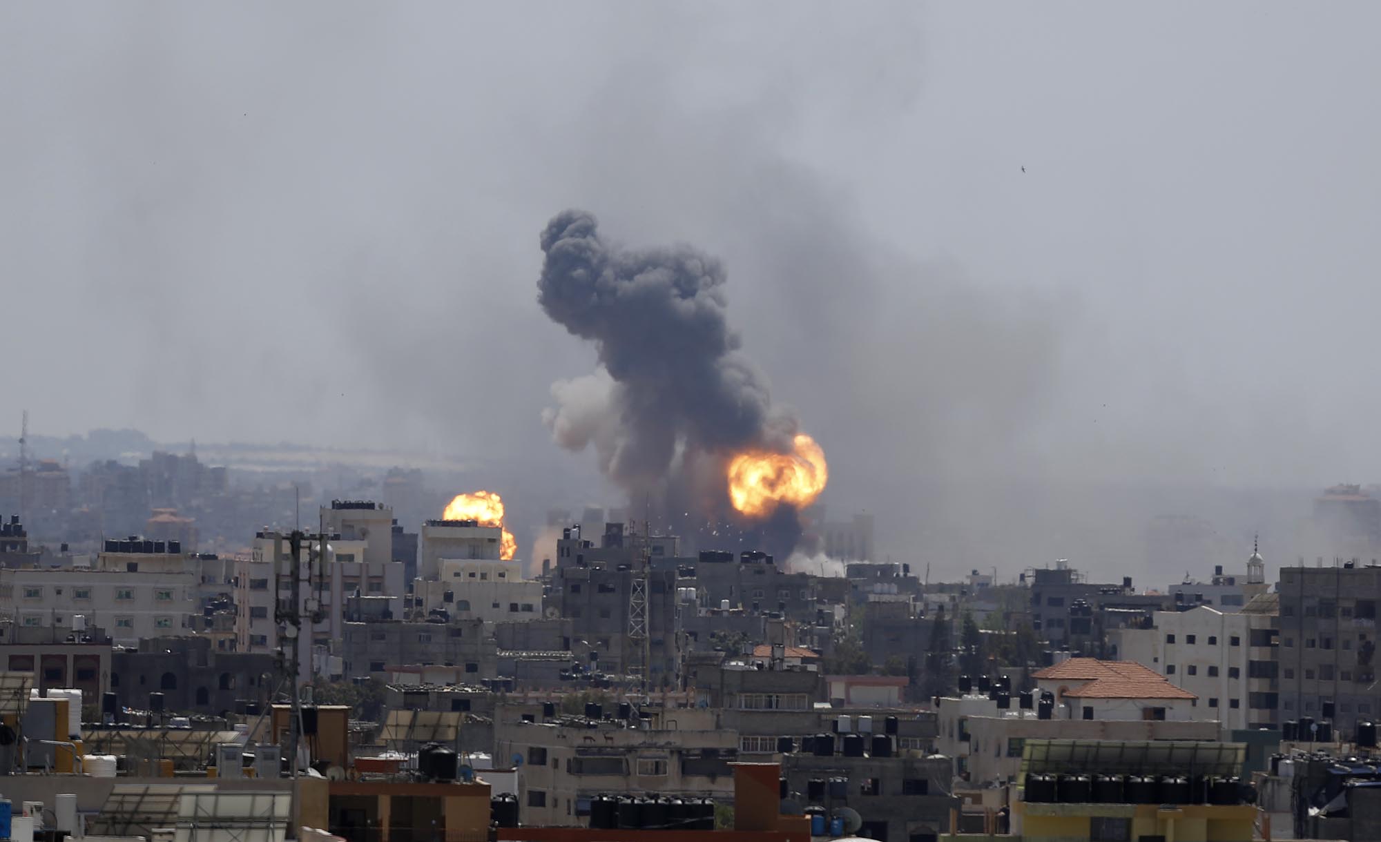 Woman killed in an Israeli airstrike on an apartment building in Gaza raising total to 22