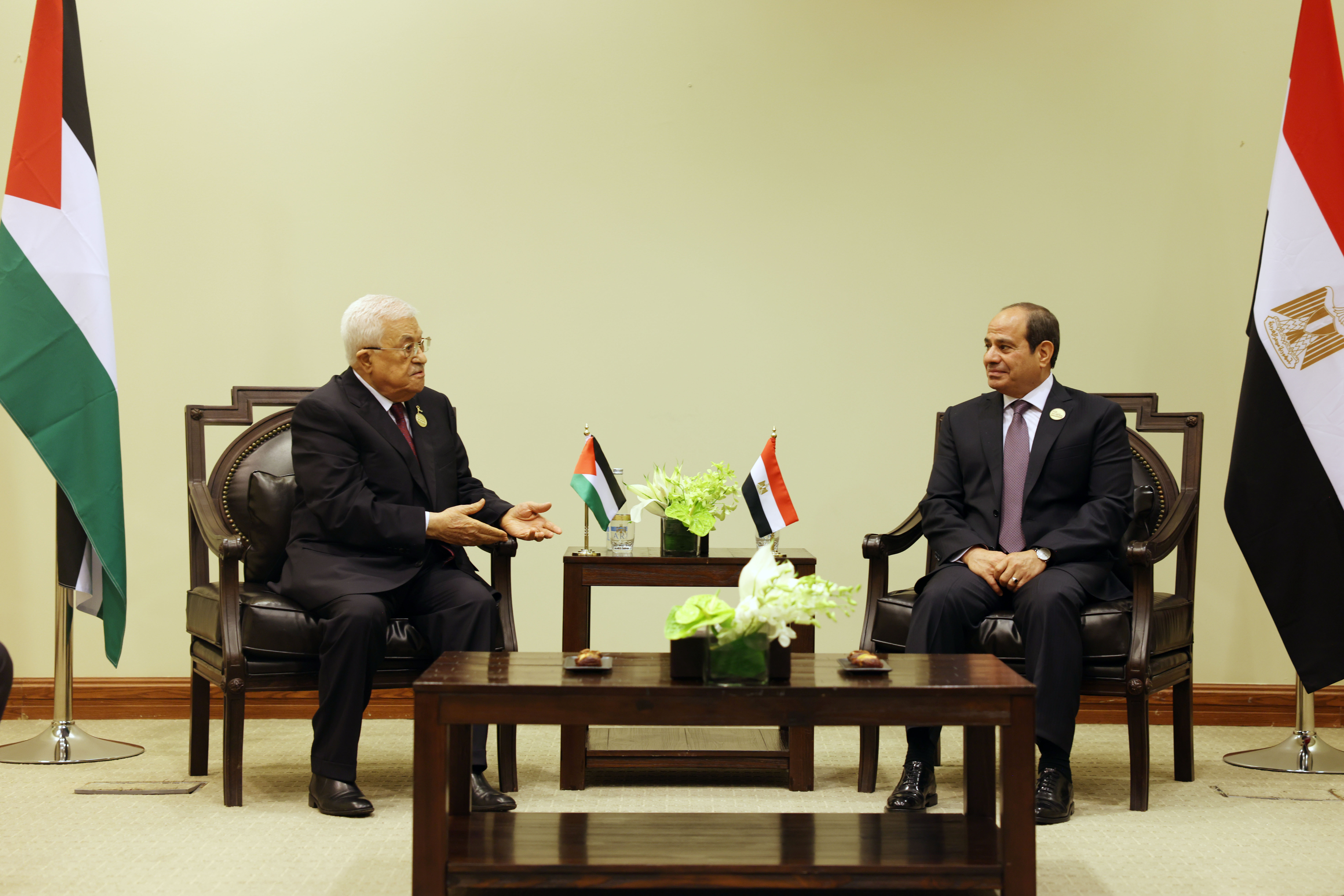 President Abbas expresses deep appreciation to Egypt's steadfast positions in support of the rights of Palestinian people 