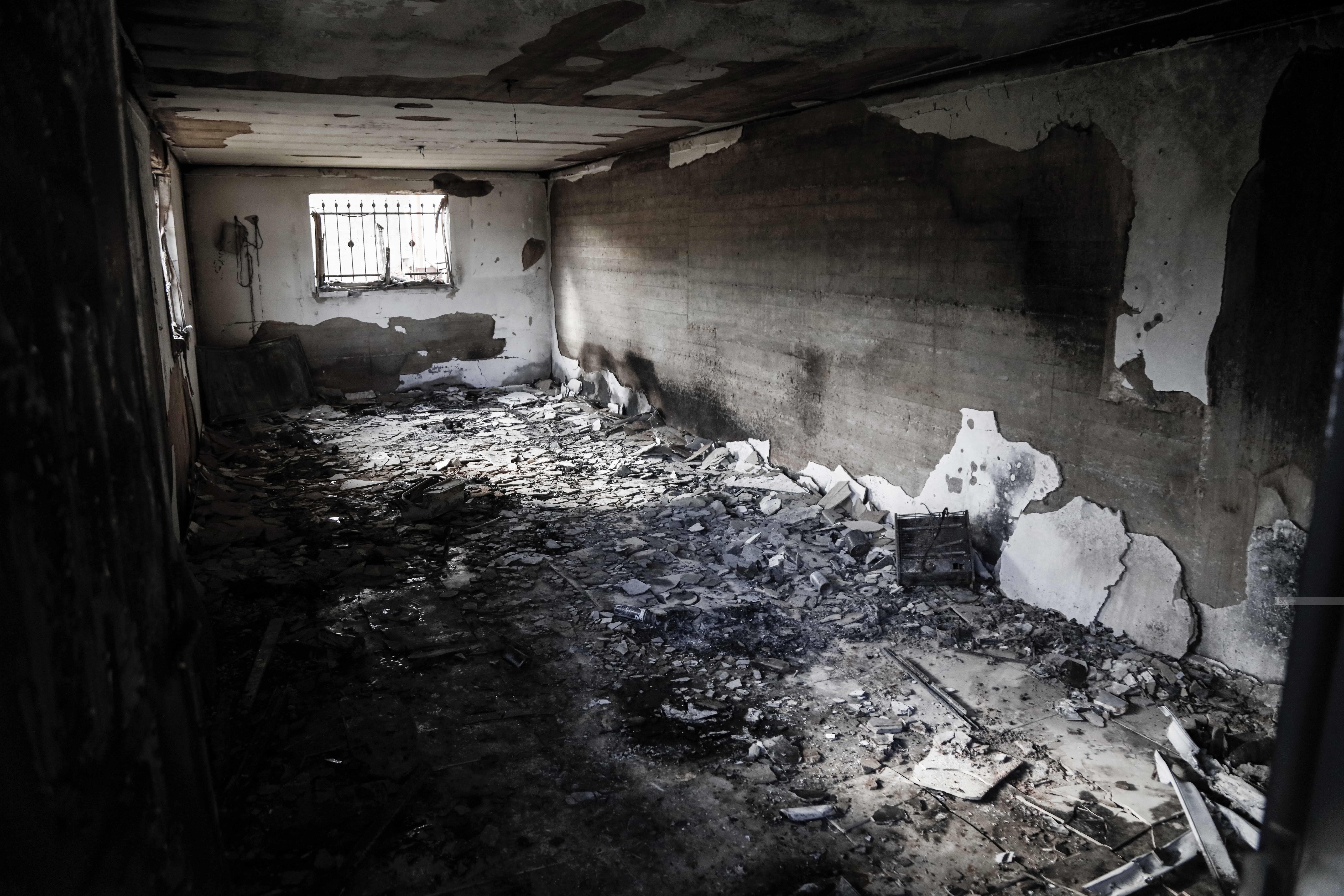 In its three-day assault on Jenin, the occupation forces destroy several homes in its refugee camp