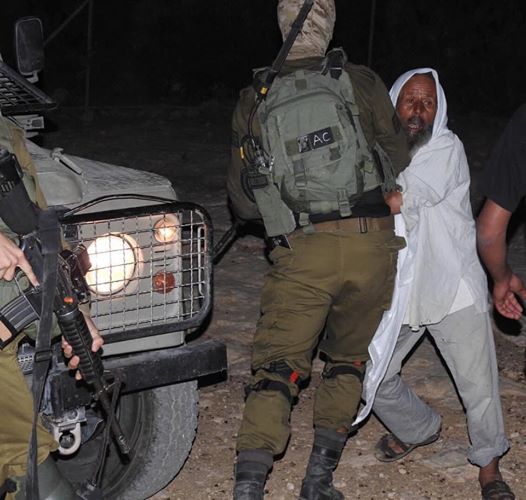 Israeli occupation forces detain a dozen Palestinians in raids at their homes in the occupied territories
