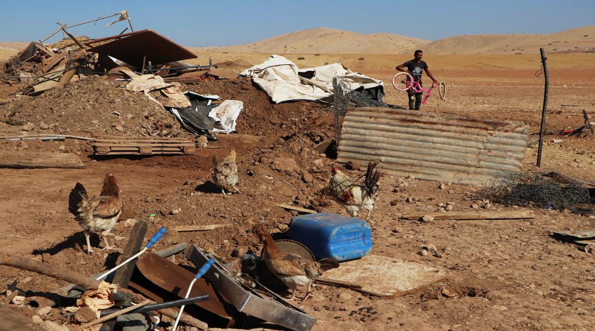 Israel resumes demolition in Humsa al-Bqai’a Bedouin community 
in the occupied Jordan Valley