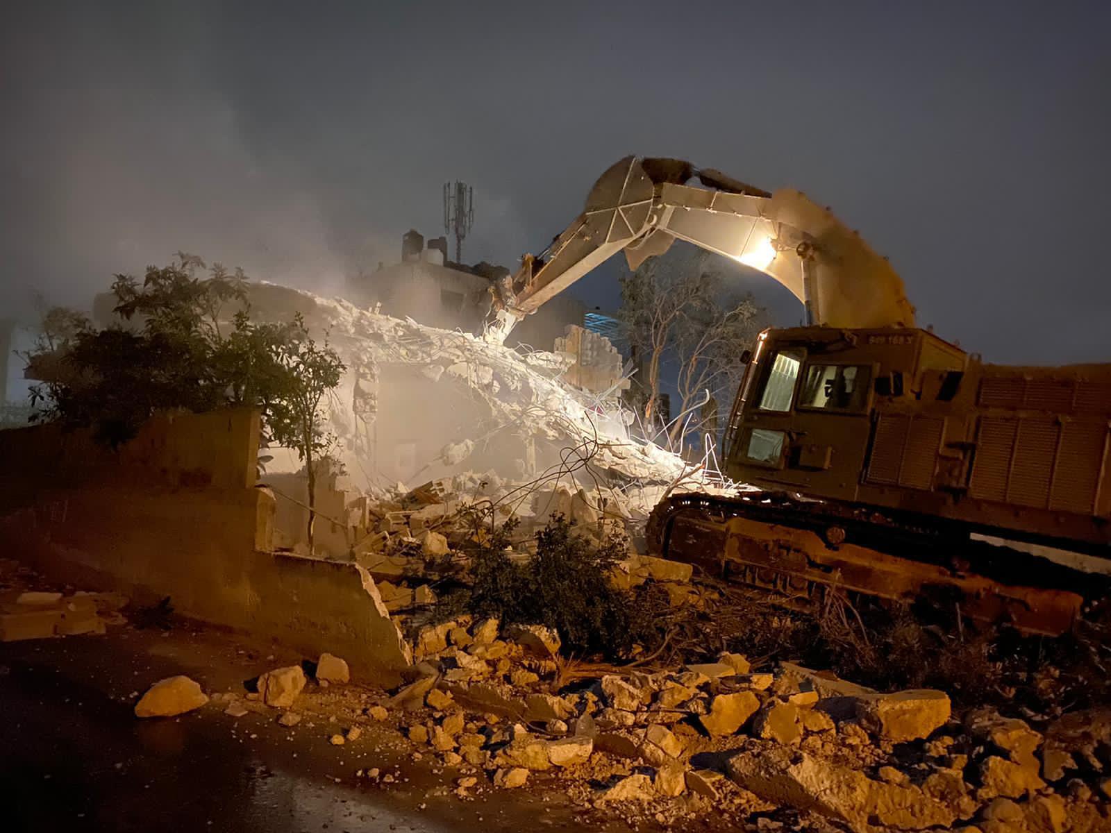 Israeli occupation forces demolish house of Palestinian prisoner in north of West Bank