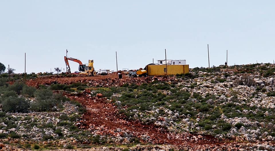 To expand an illegal settlement, Israel levels a large tract of Palestinian land in north of West Bank