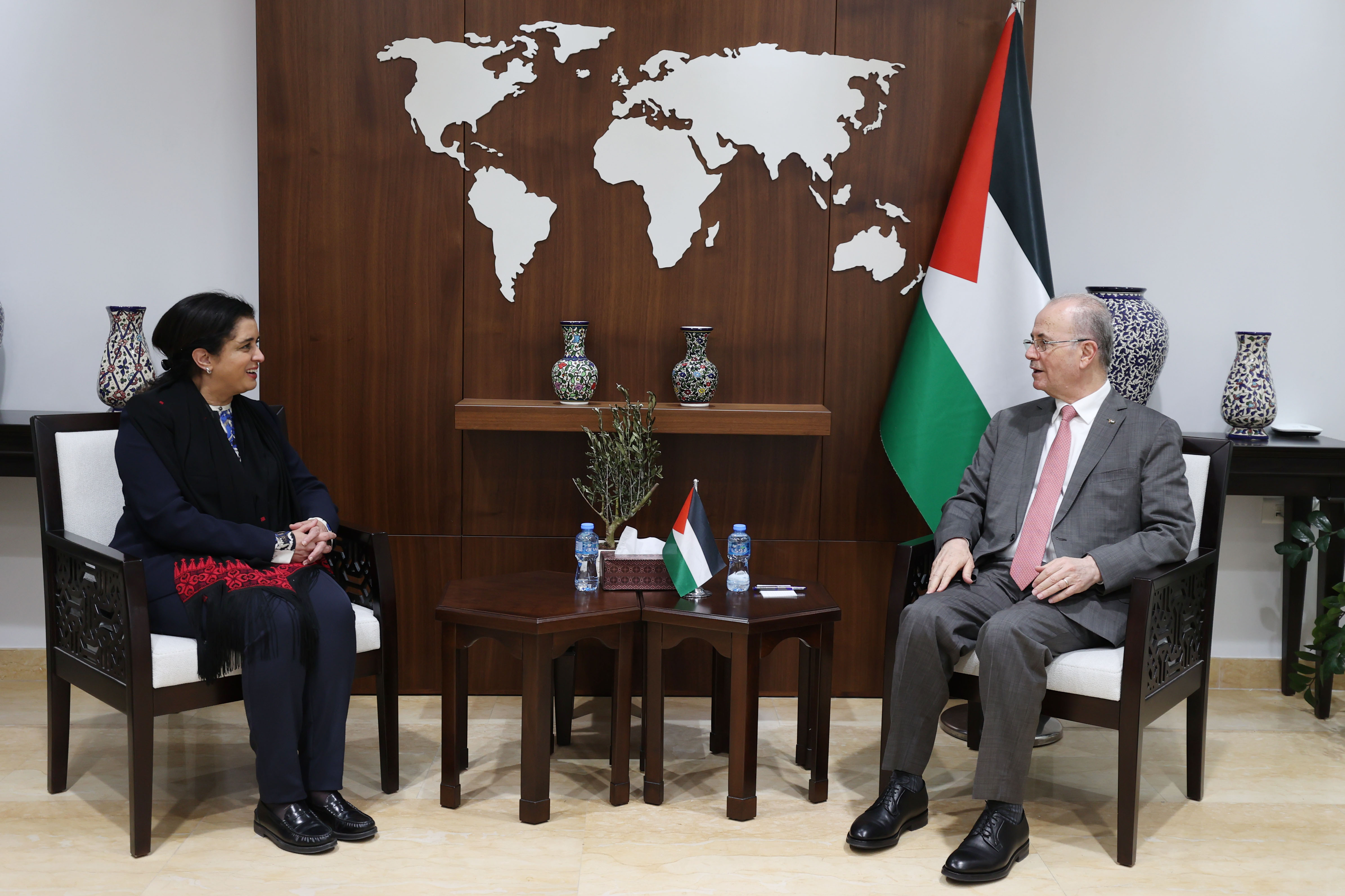 PM Mustafa discusses strengthening cooperation in providing emergency health service