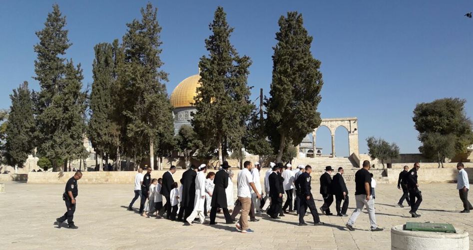Thousands of Israeli police in occupied East Jerusalem to secure the provocative settlers-organized flags march
