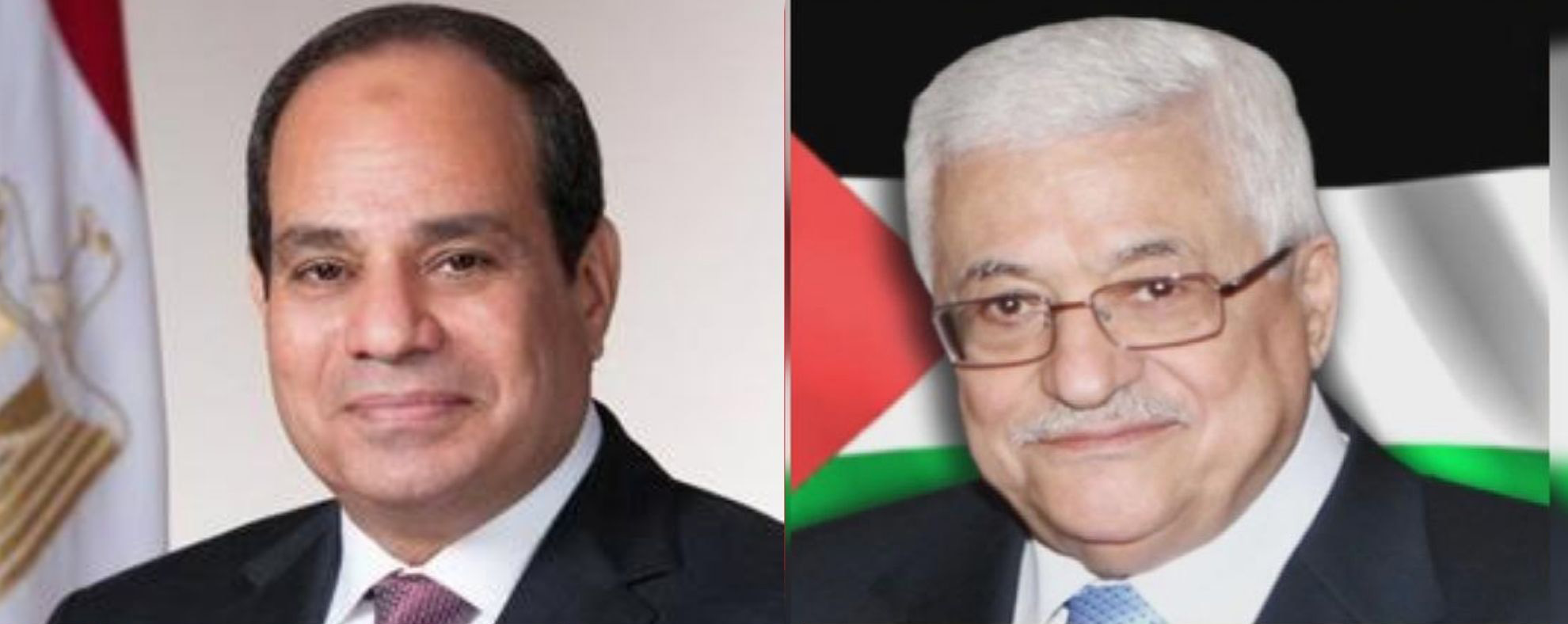 President Abbas discusses recent developments with Egyptian counterpart